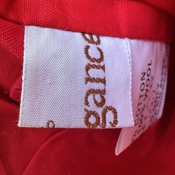 VTG 1991 100% Wool Needlepoint Embroidered Angel Cherub Stocking Christmas Décor - Picture 8 of 10